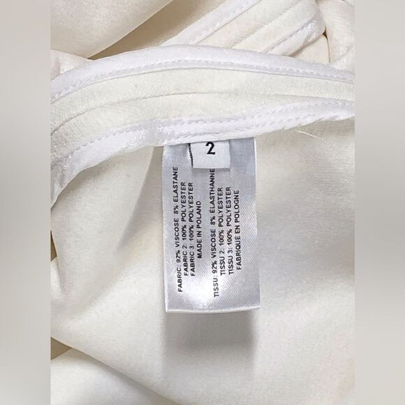 Proenza Schouler crepe ruffle sleeve dress size 2 - Picture 16 of 16